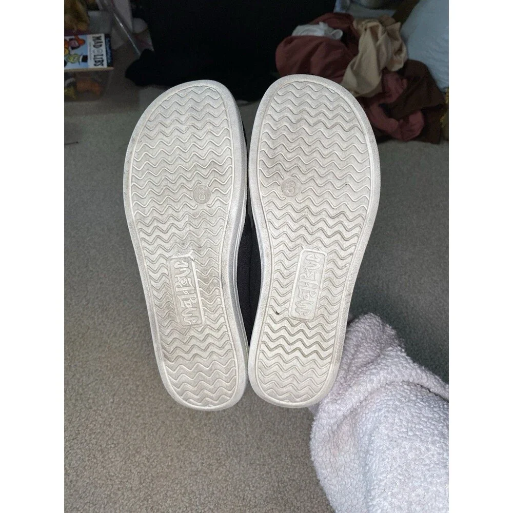 Mad Love Women’s Size 8 Keava Black Canvas Slip On Loafers Comfort Shoes